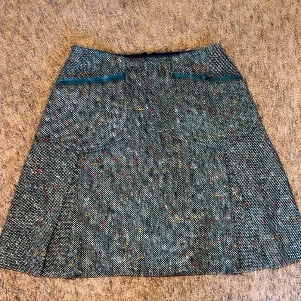 Vintage College Town wool skirt with pockets